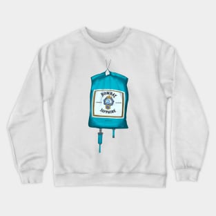 Gin is Life IV Drip bag Sapphire Blue Crewneck Sweatshirt